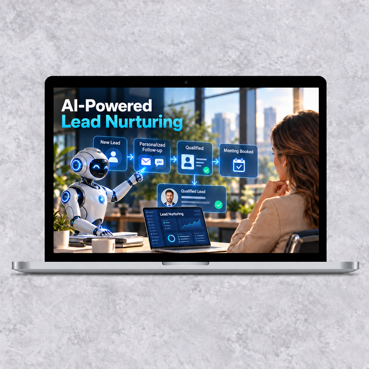 AI powered high-volume lead nurturing app