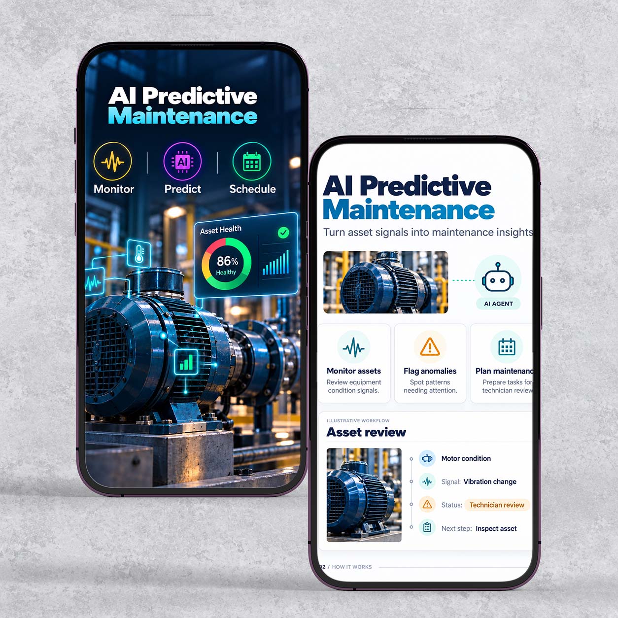 AI predictive maintenance app