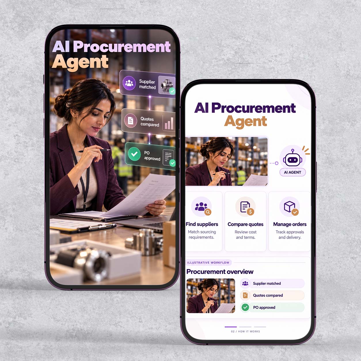 AI procurement agent app