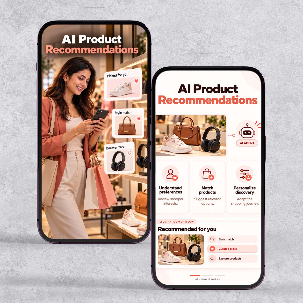 AI personalized product recommendation app