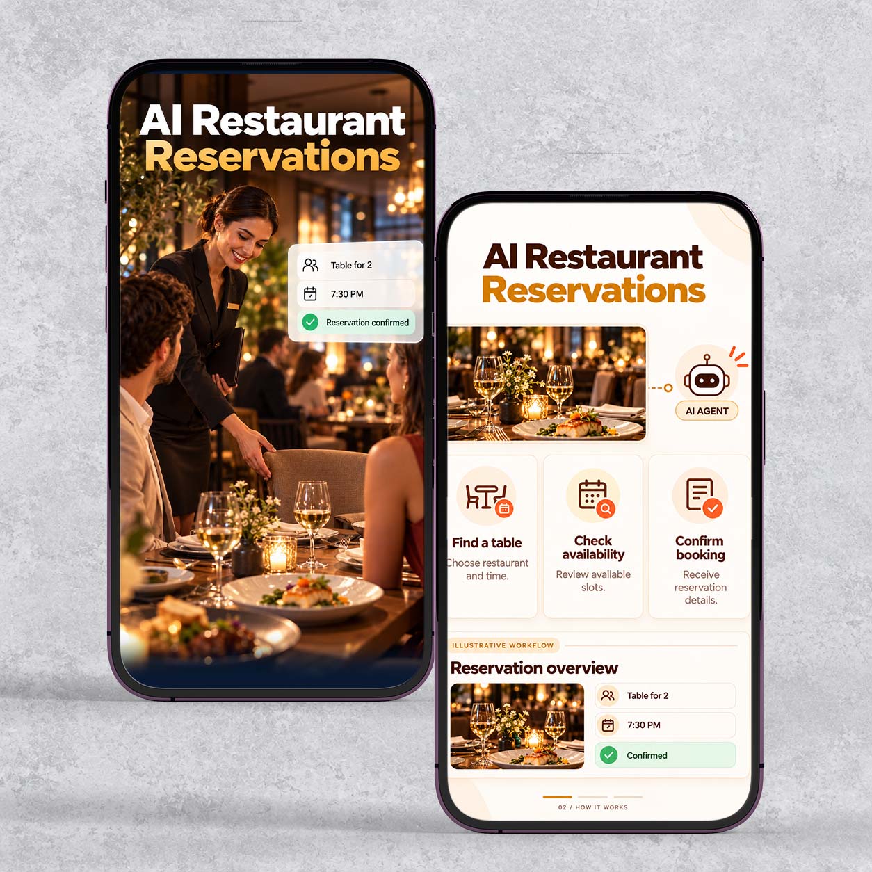 AI smart restaurant reservation app