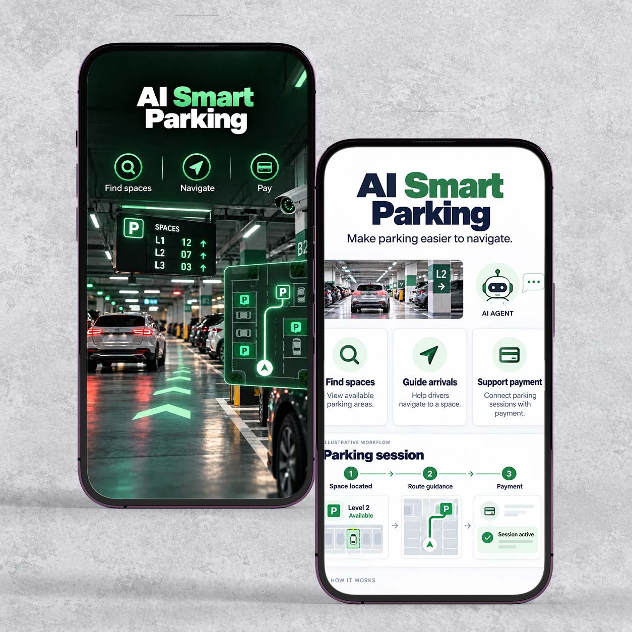 AI smart parking app