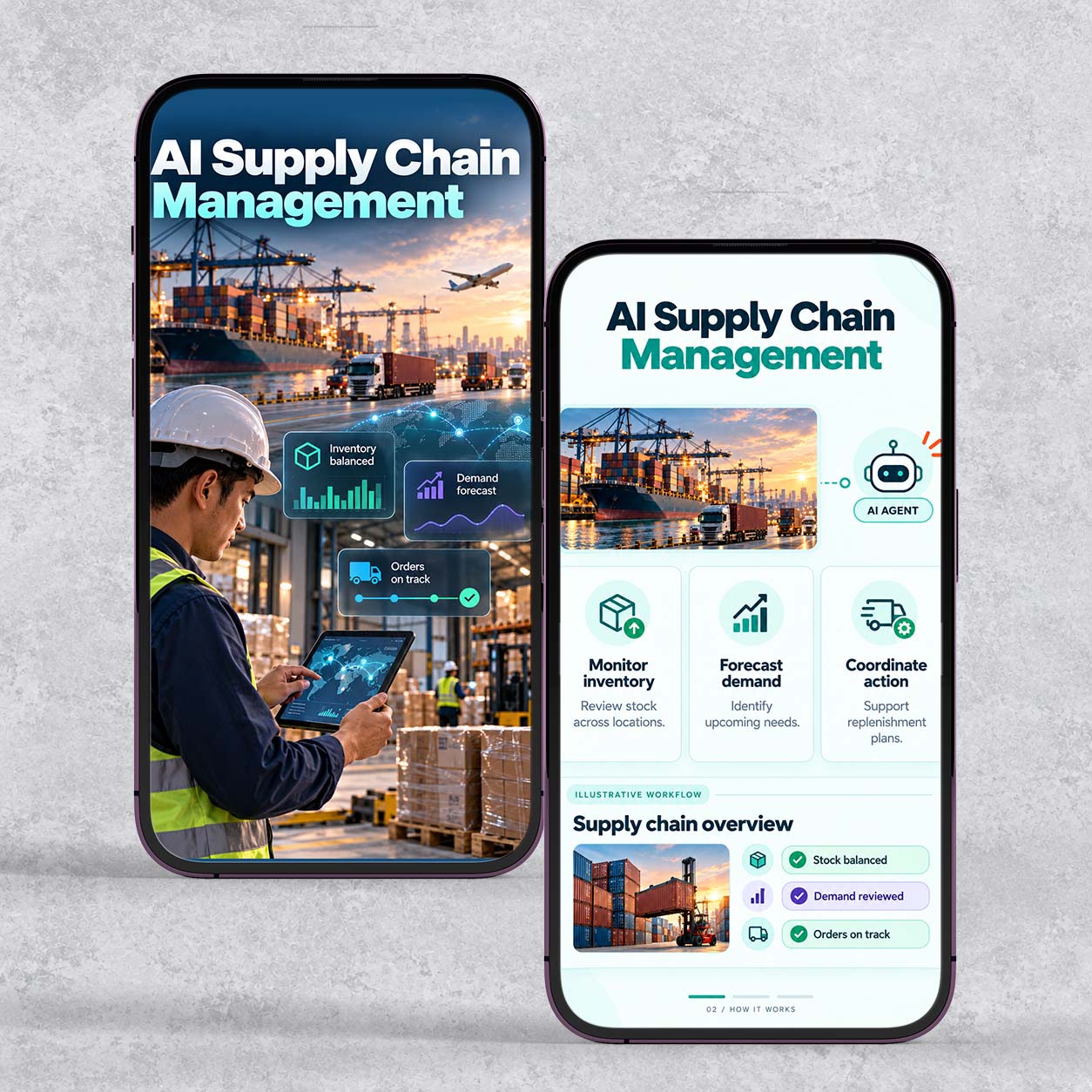 AI supply chain management agent app