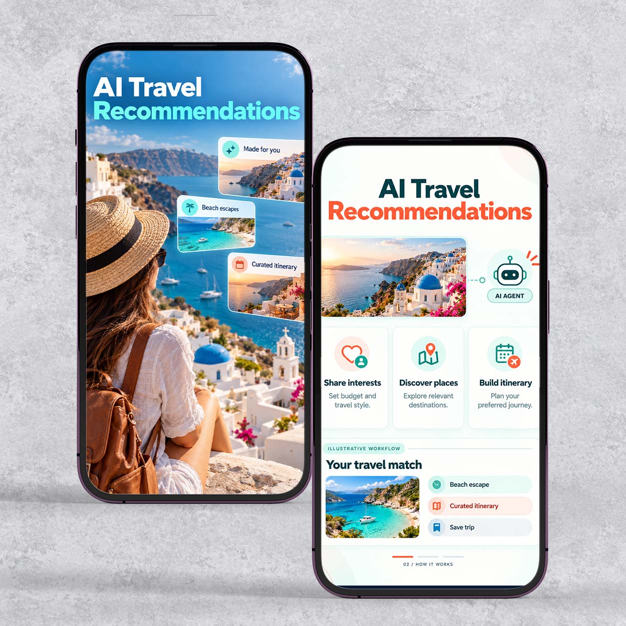 AI personalized travel recommendation app