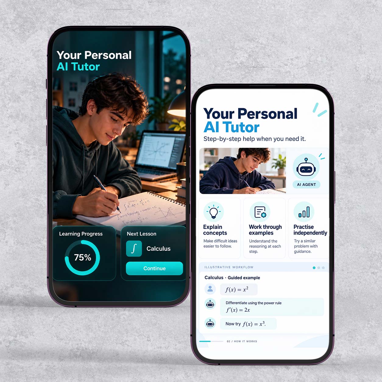AI virtual tutor and education chatbot app